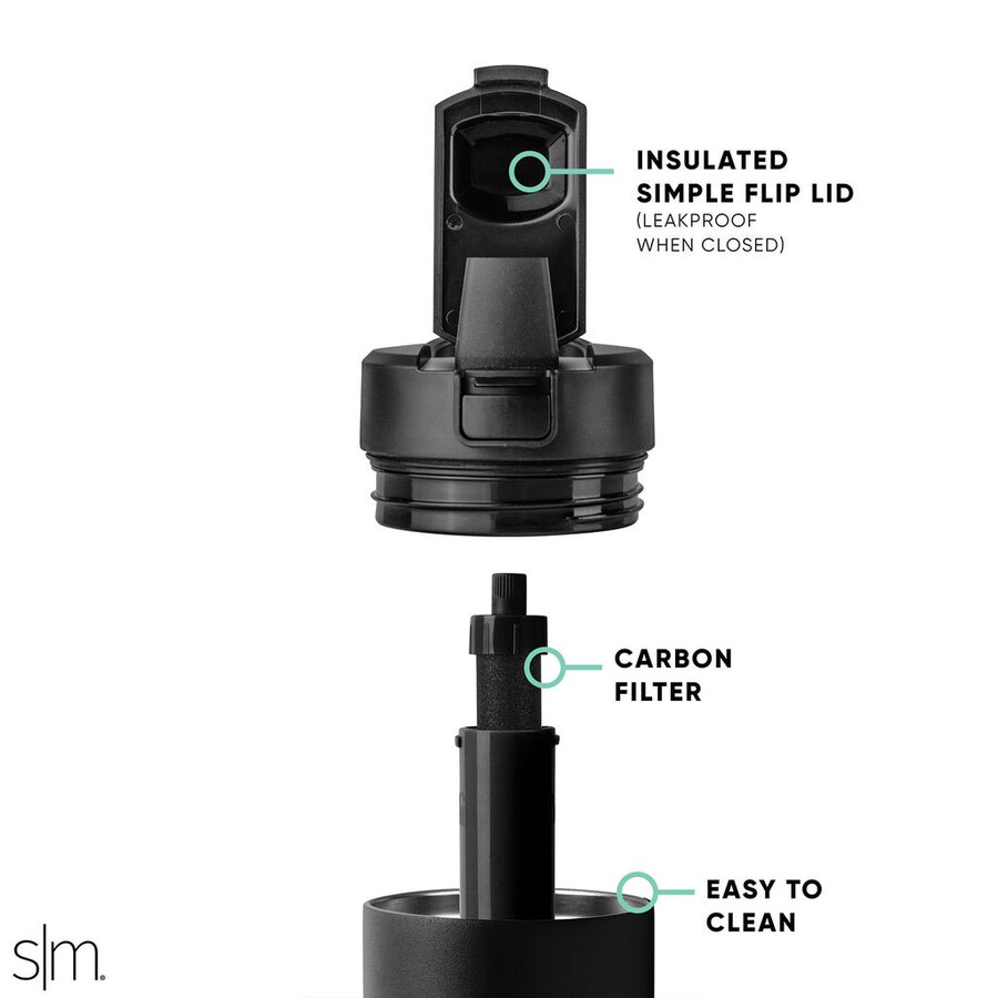 mesa med enkelt fällbart filtersugrörslock