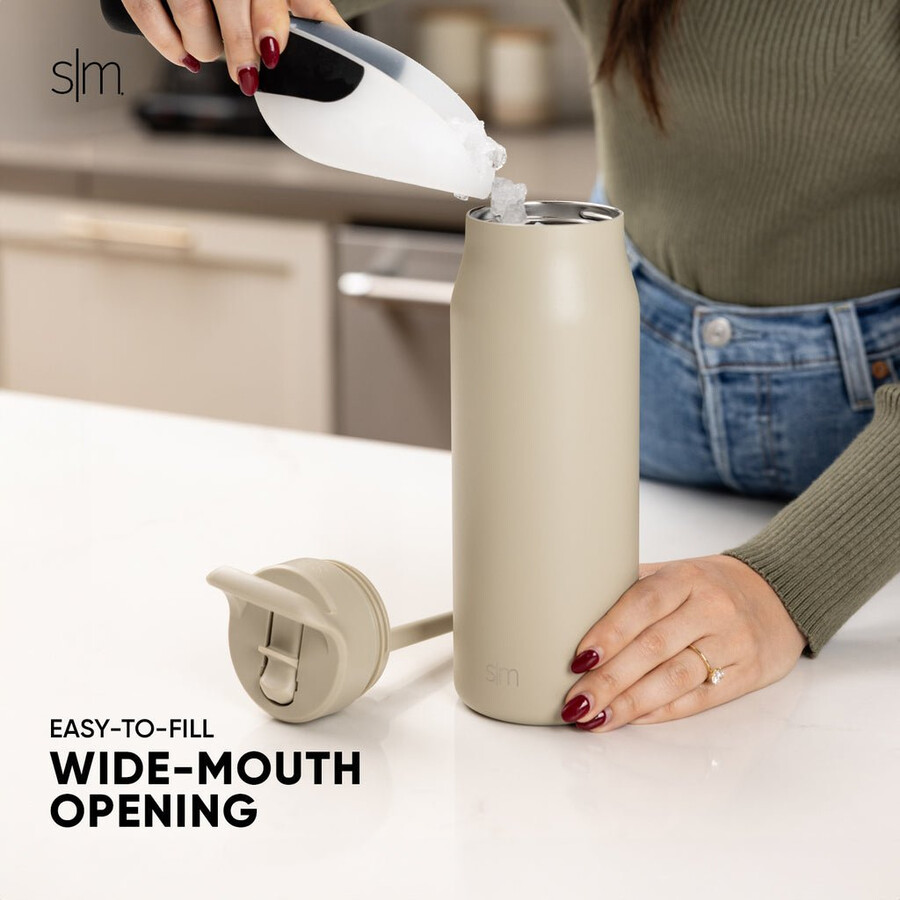 collegiate mesa med manuellt sugrörslock