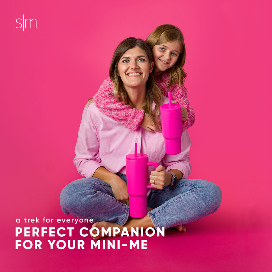 trek kids-mugg med silikonlock för sugrör