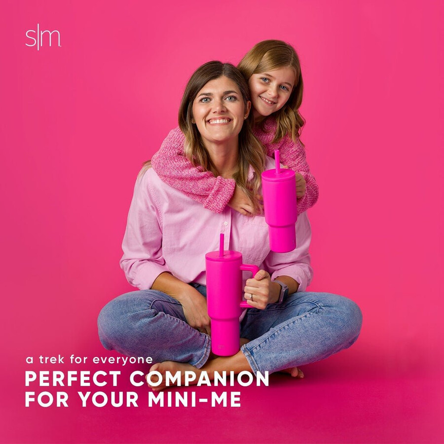 trek kids-mugg med silikonlock för sugrör